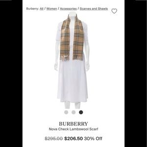 Burberry scarf